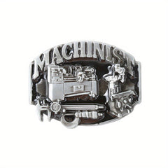 Machine Tool Craftsman Belt Buckle Men's Casual Decoration
