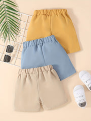 3pcs Toddler Boys Quick Drying Shorts for Summer