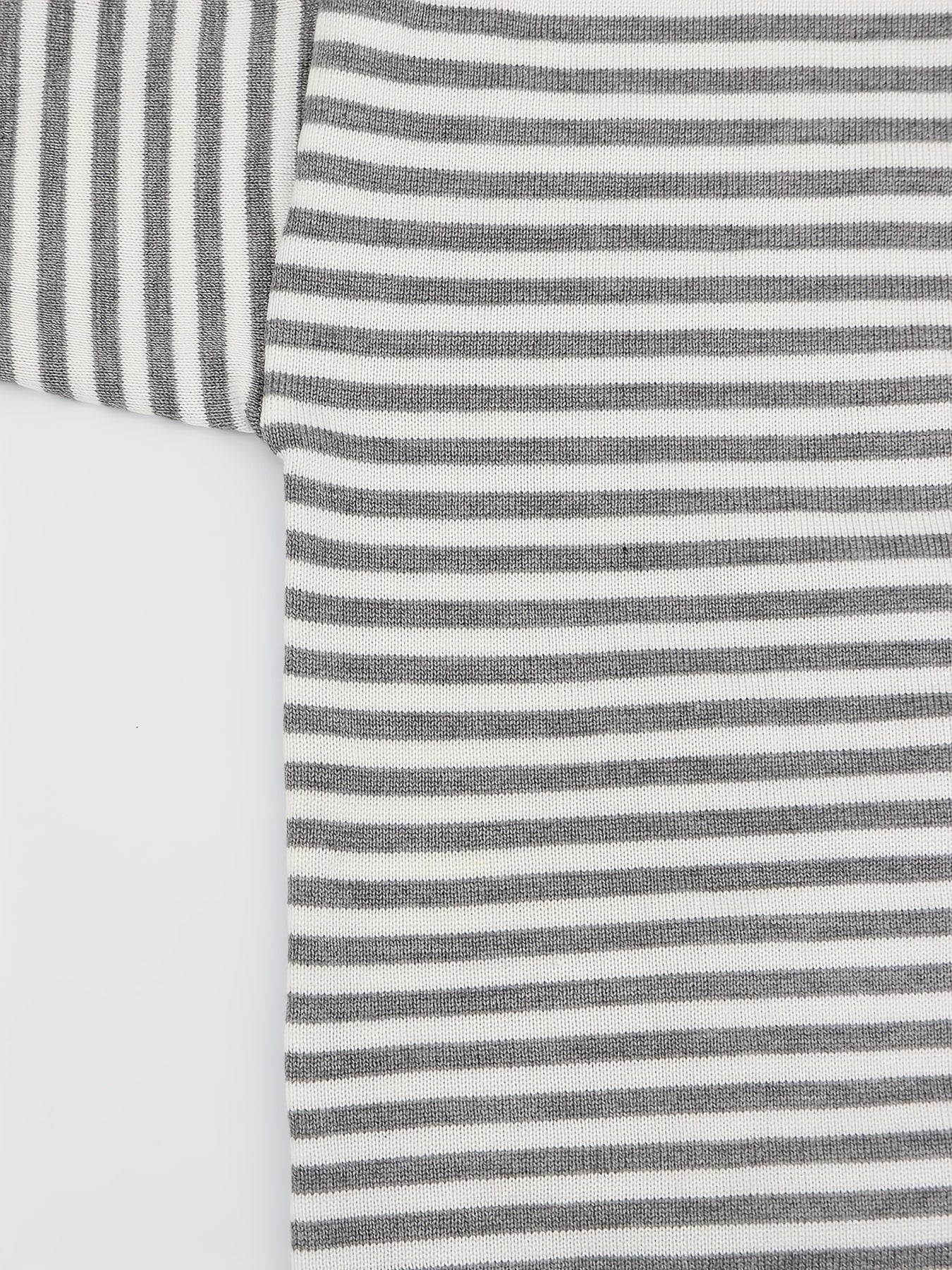 Colorblock Stripe Sweater Round Neck Jumper