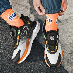 Men's Striped Running Shoes Outdoor Sneakers