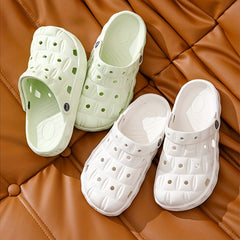 Women's Solid Clogs Casual Hollow Out Lightweight Garden Shoes