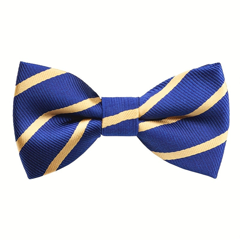 Kids Striped Bear Bow Tie Suit Dress Tie For Boys