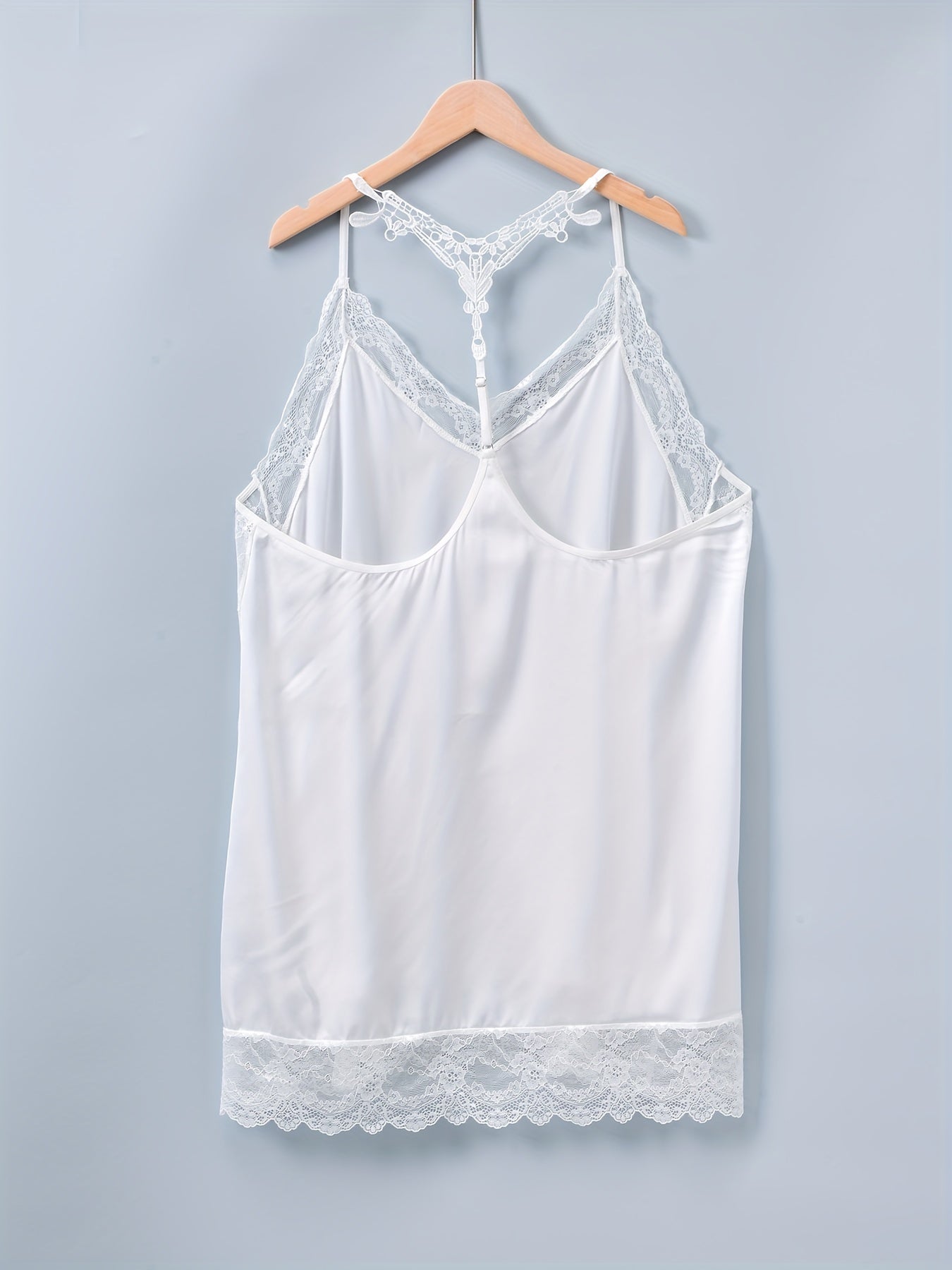 Lace Slip Nightdress V Neck Backless Sleep Dress Women's Sleepwear Dress