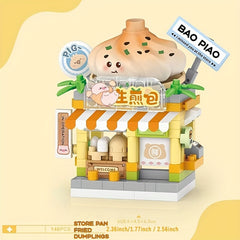 Mini Street View Blocks Toy Set for Kids