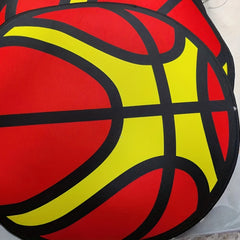 Basketball Area Rug Round Floor Carpet for Bedroom Living Room