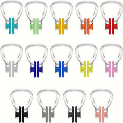 10pcs Mixed Silicone Swimming Nose Clips - Waterproof Nose Clips