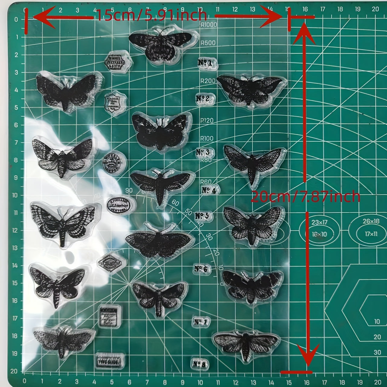 Butterfly Clear Stamps Scrapbooking Decor DIY Greeting Card