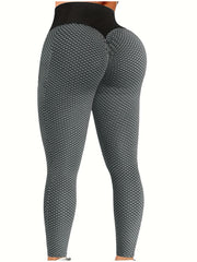 Seersucker Yoga Leggings Lifts Butt