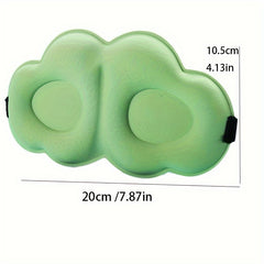 Blackout 3D Contoured Sleep Eye Mask with Adjustable Strap