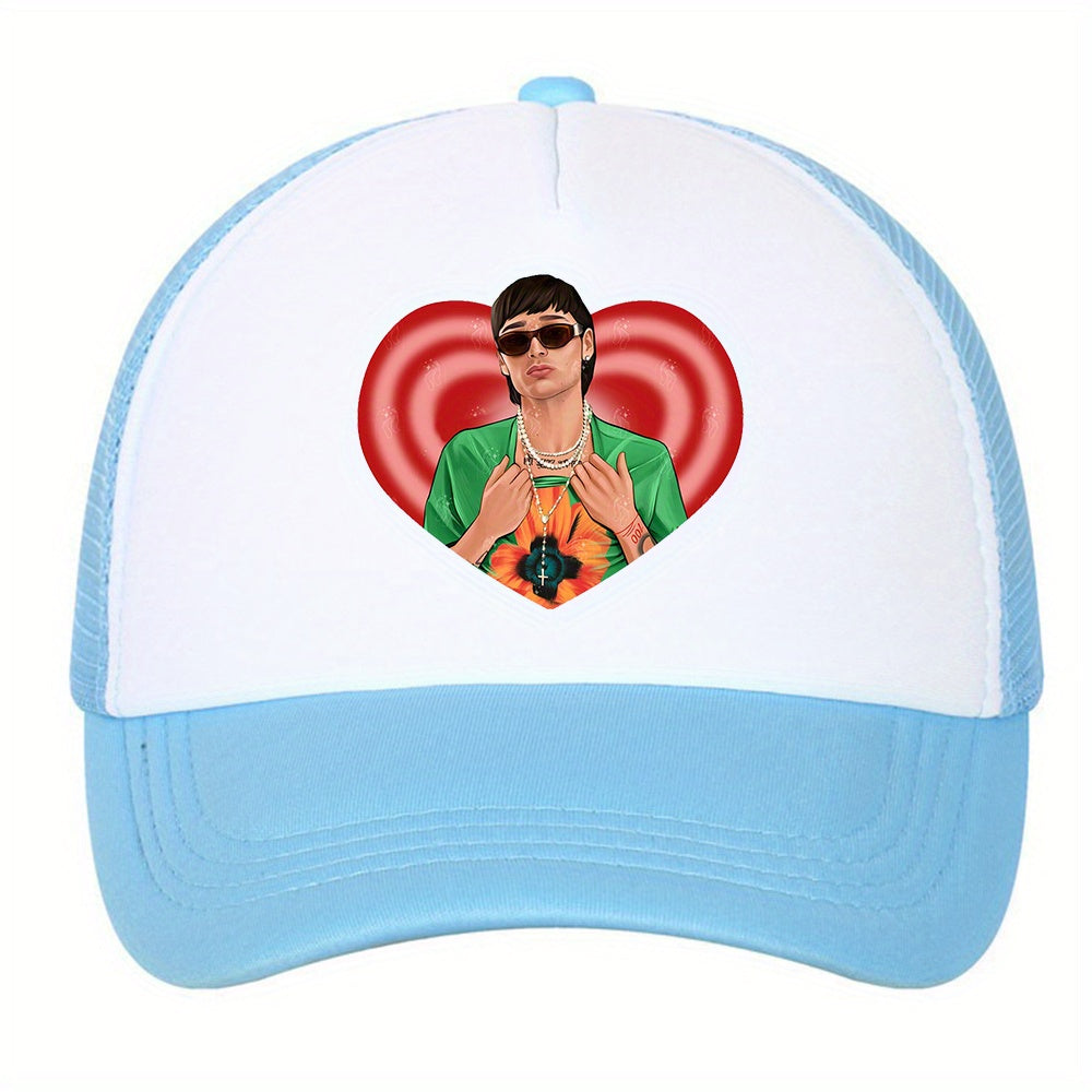 Unisex Sunshade Breathable Baseball Cap with Embroidery