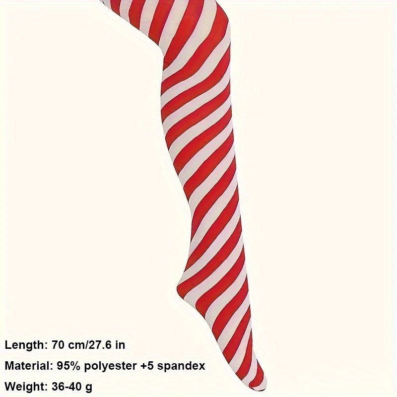 Stripe Long Socks Bow Knee Over Knee Long Socks