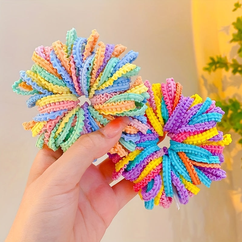 Colorful Hair Ties Set Girls' Holiday Gift