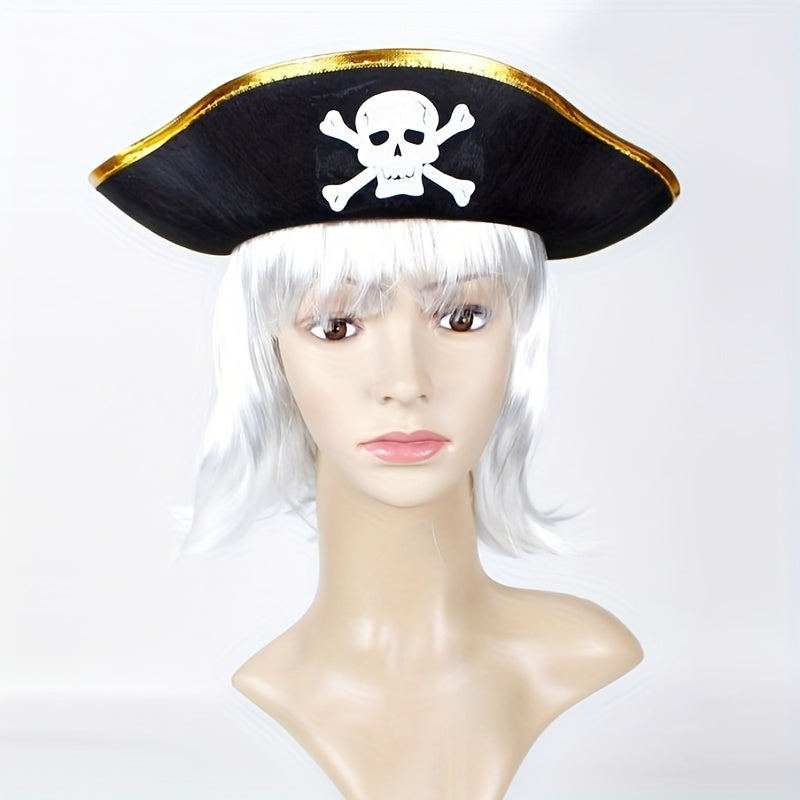 Pirate Captain Hat Cosplay Stage Hat Performance Props Halloween Masquerade