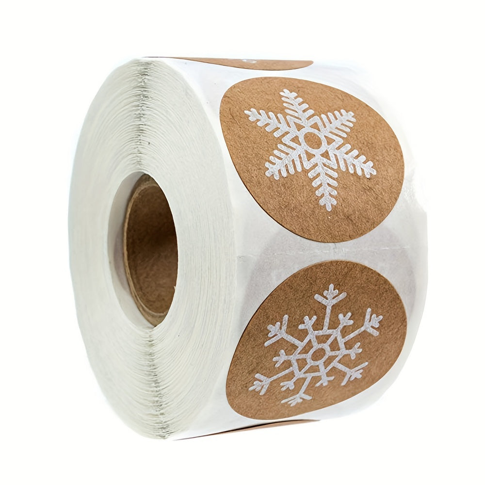 500 Christmas Snowflake Stickers for Scrapbooking & Stationery