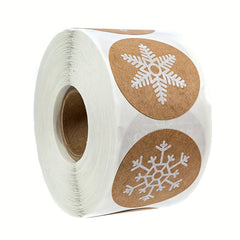 500 Christmas Snowflake Stickers for Scrapbooking & Stationery
