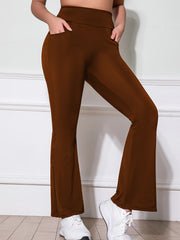 Sports Pants Women's Plus High Rise Stretch Pants