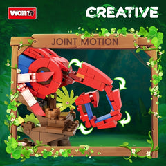 WOMA Parrot Building Blocks Ornament Animal Insect Series 3-in-1 Puzzle Toy
