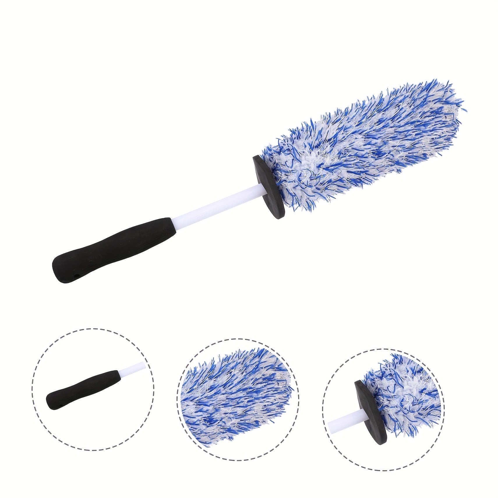 Car Wheel Cleaning Brush with Long Handle