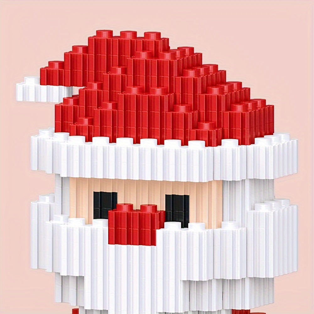 Santa Claus Building Block Toy Christmas Gift Assembled Toy