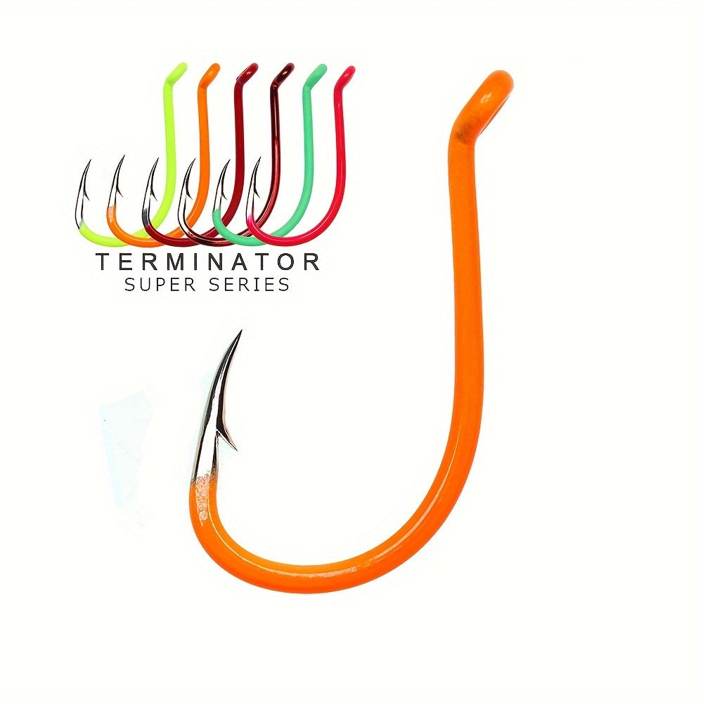 20pcs High Carbon Steel Octopus Fishing Hooks Size 10 10 0