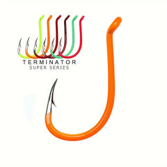 20pcs High Carbon Steel Octopus Fishing Hooks Size 10 10 0