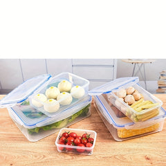 4pcs Refrigerator Storage Boxes Fresh-Keeping Set