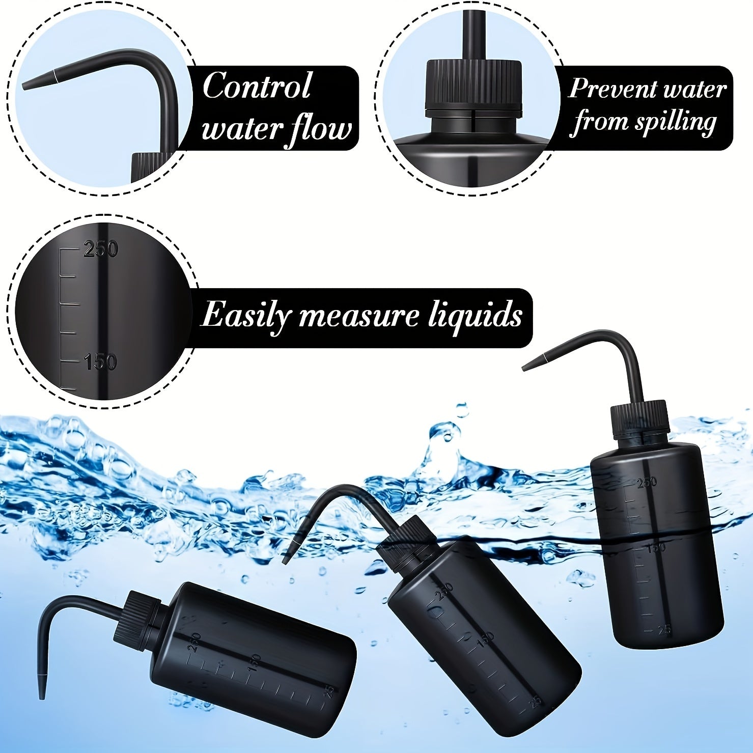 Watering Spray Bottle for Succulents Safe Rinse Plastic Extrusion Washing Tool