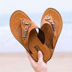 Men's Non Slip Flip Flops Quick Drying Thong Sandals
