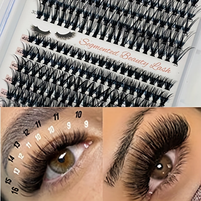 Natural Look False Eyelashes 280 Individual Lashes for DIY Eyelash Extension