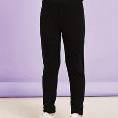 Kid Girls Basic Leggings Stretchy Casual Pants