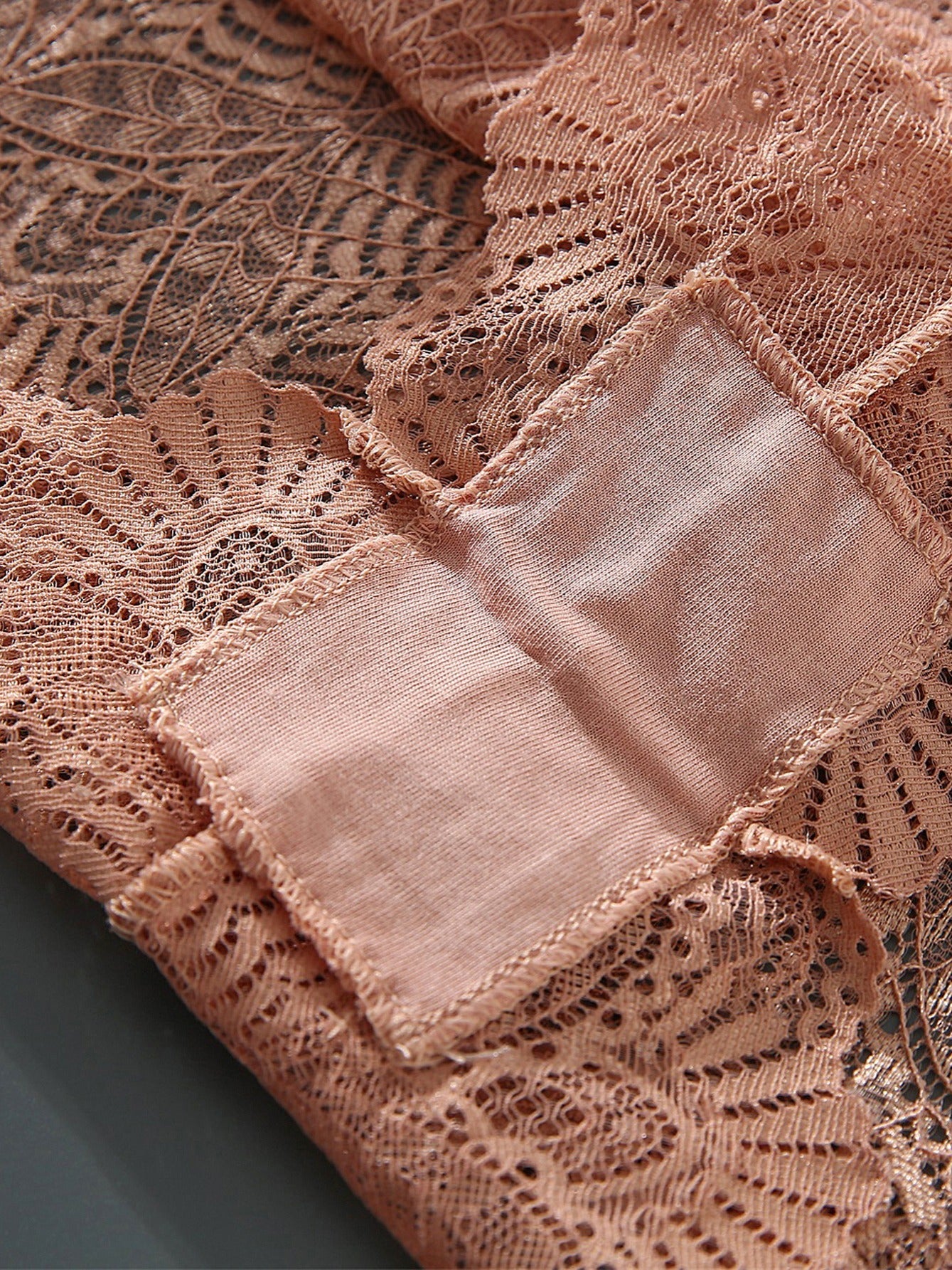 Women's Plus Size Lace Solid Underwear Comfortable Panty