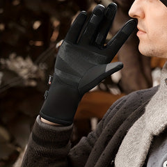 Winter Waterproof Ski Gloves Warm Velvet Touch Screen Gloves Anti Cold Anti Slip