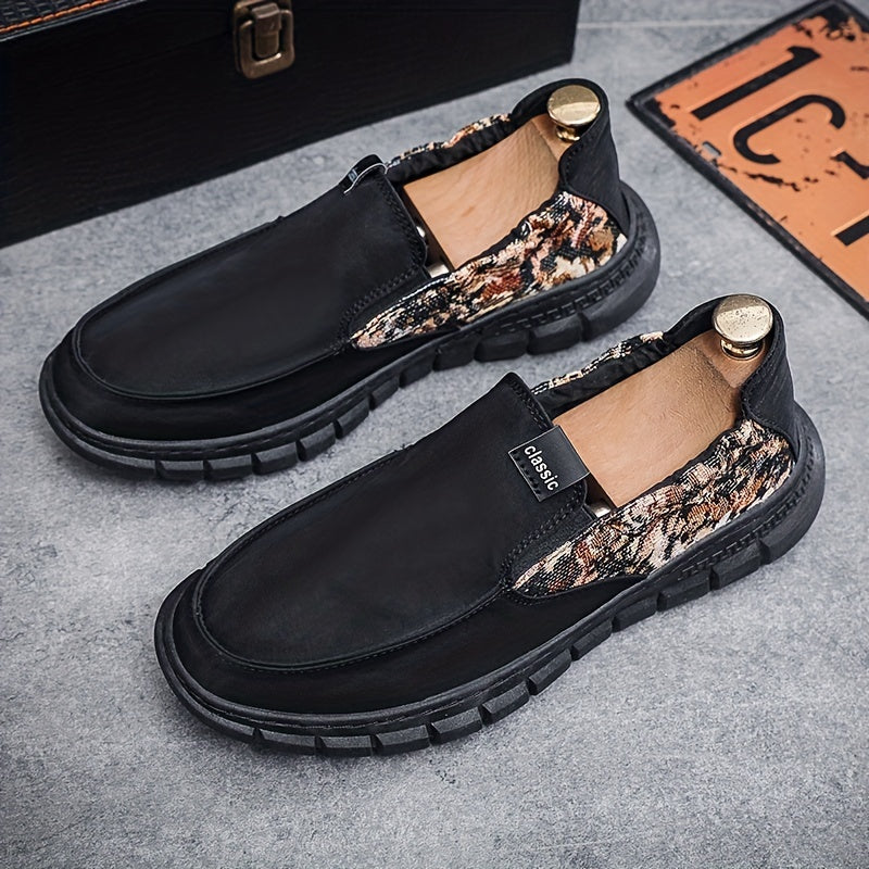 Men's Slip On Canvas Shoes Casual Breathable Comfy Outdoor Walking Shoes