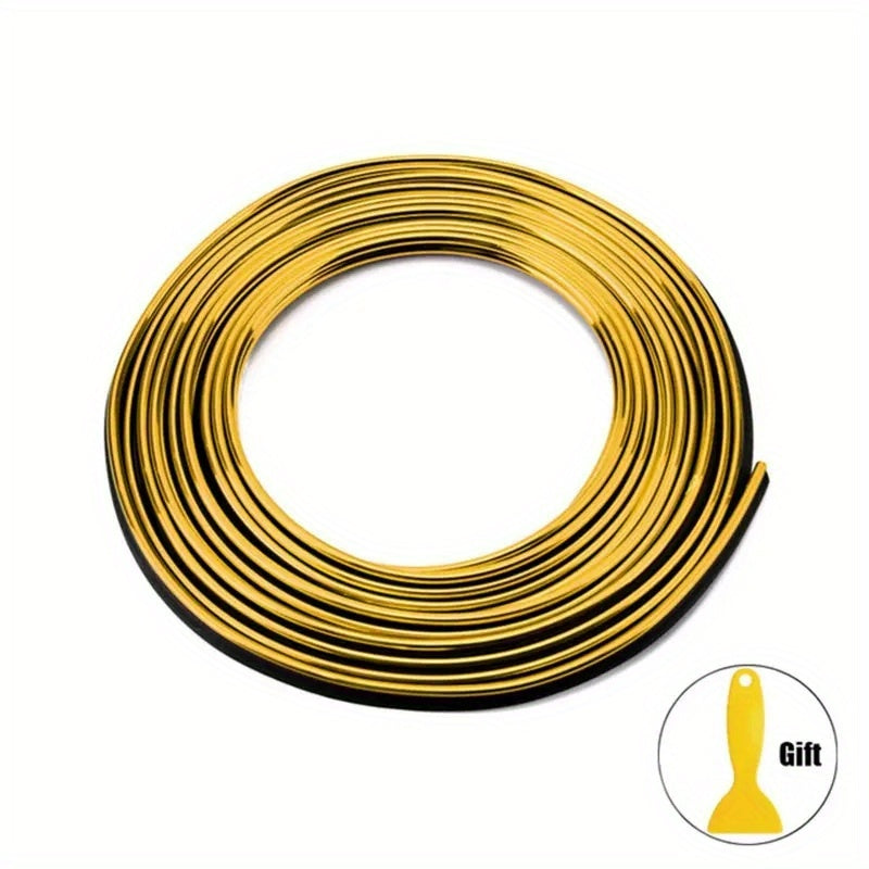 Car Interior Flexible Trim Strips Dashboard Edge Sticker