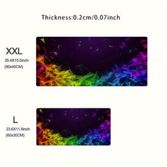 Anime Geometry Abstract Diamond Large Mouse Pad
