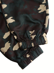 Camouflage Cargo Pants Men Drawstring Joggers