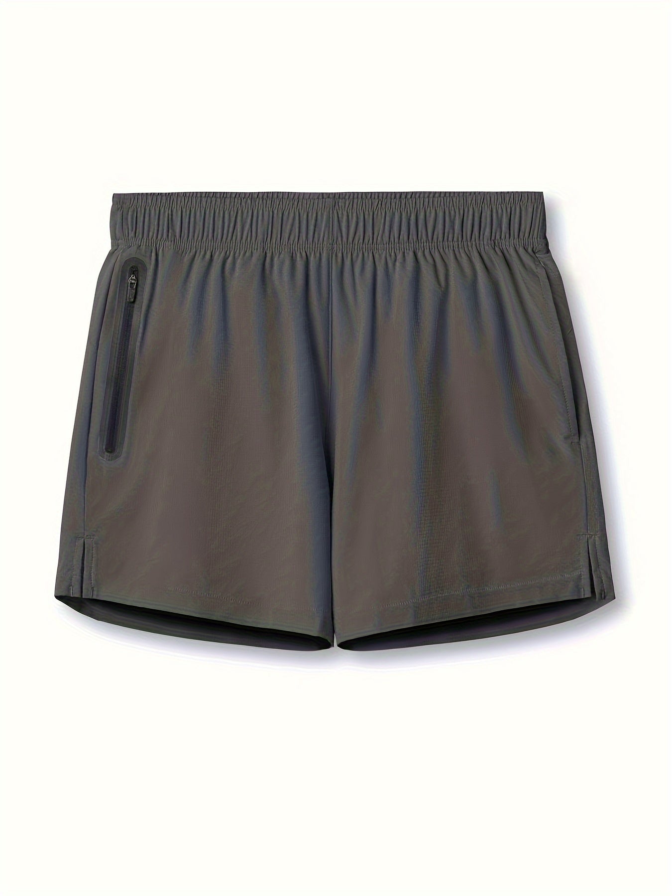 Men's Breathable Zip Pocket Shorts for Fitness Training