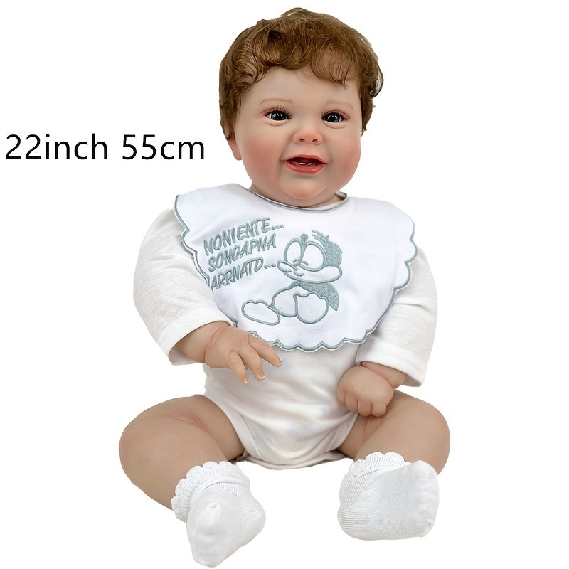 22 Inch Full Enamel Baby Doll Realistic Reborn Doll