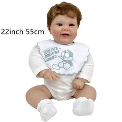 22 Inch Full Enamel Baby Doll Realistic Reborn Doll