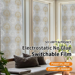 European Style Glass Window Film Blackout Privacy Protection Sticker