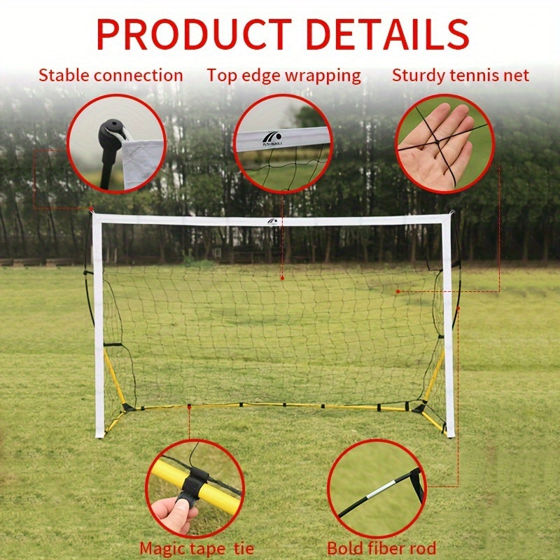 Portable Quick Assembly Soccer Training Goal Net
