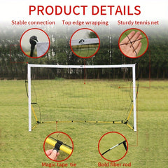 Portable Quick Assembly Soccer Training Goal Net