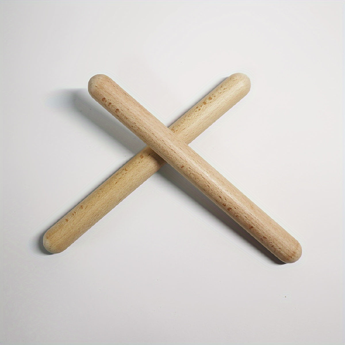2pcs Orff Musical Instrument Natural Drum Stick Rhythm Resonance Stic