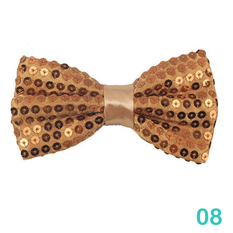 Sequin Bowtie For Women Solid Sparkle Bow Ties For Women