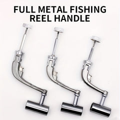 Durable Metal Fishing Reel Handle with Comfortable Grip