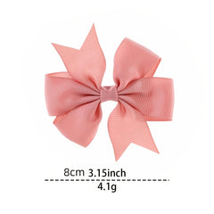 10pcs Ribbon Bow Hair Clips St Patrick's Day Accessories
