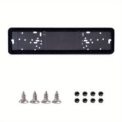 European Standard Plate Frame Stainless Steel Glass Rhinestones Point Drill