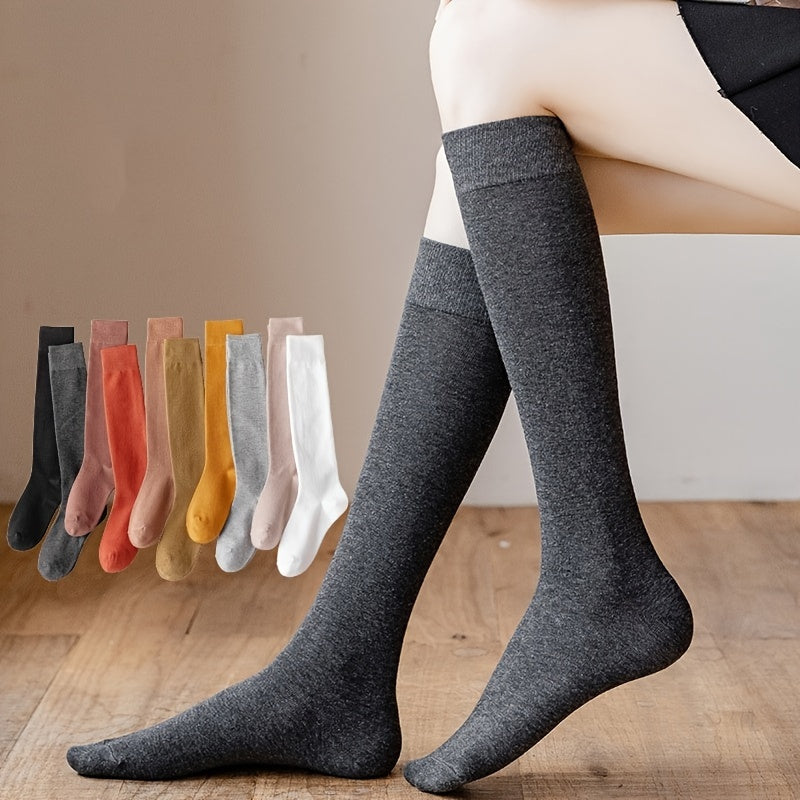Comfortable Cotton Crew Socks for Women