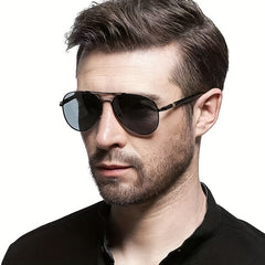 Men's Polarized Sunglasses Large Frame Driving Glasses