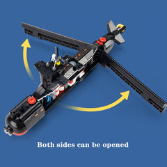 519pcs Classic 094 Strategic Nuclear Submarine Building Blocks Set